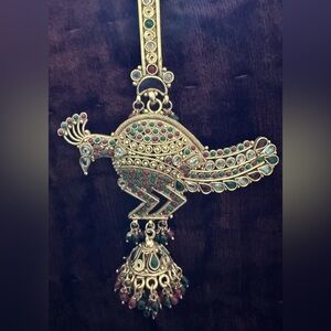 NWOT peacock purse hip clip